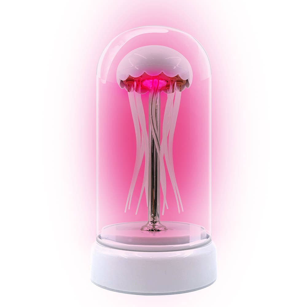 Jellyfish Lamp - Colour Changing LED Mood Light with Rotating Jellyfish