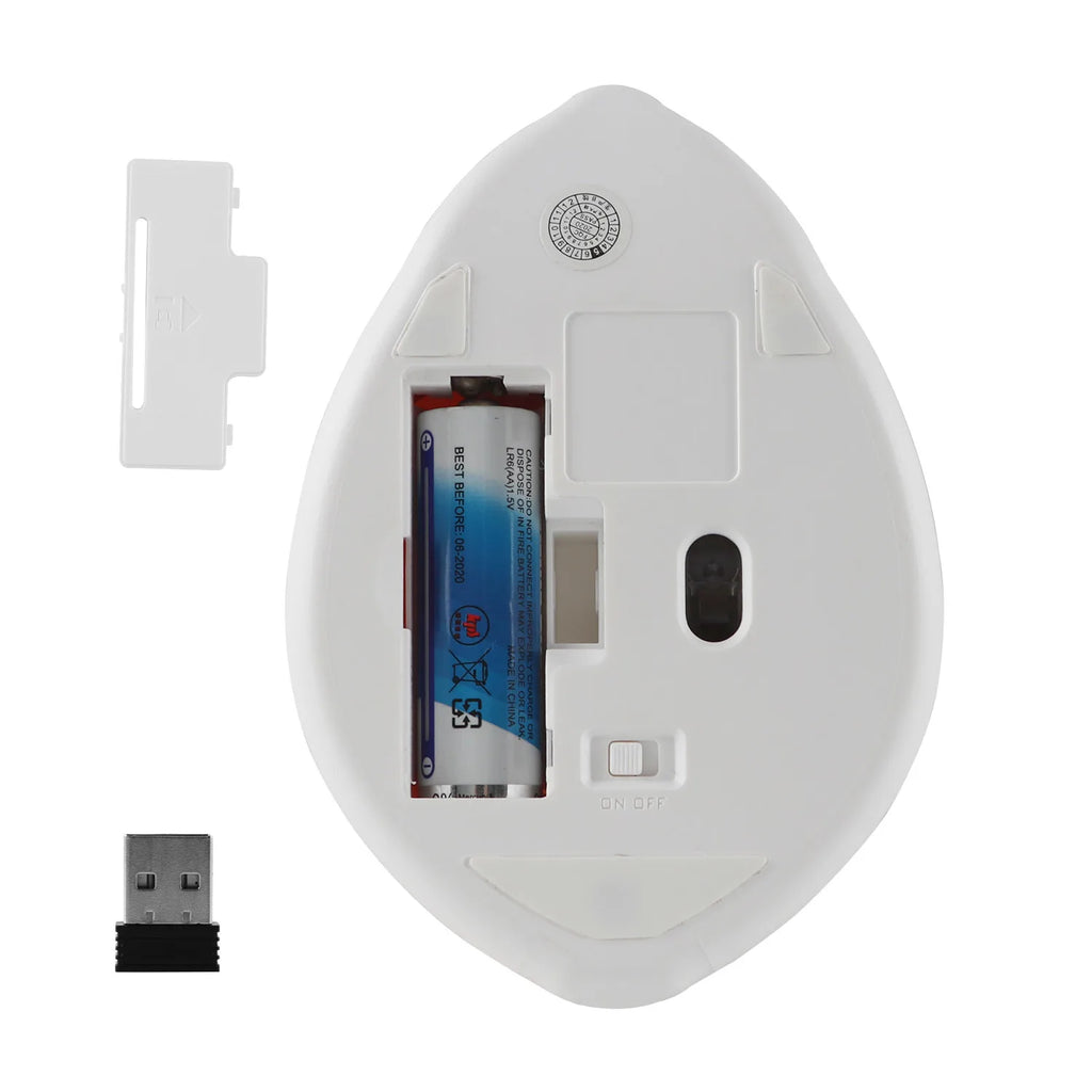 Cute Hamster Wireless Mouse - 2.4G Ergonomic Mini Mouse for PC & Laptop