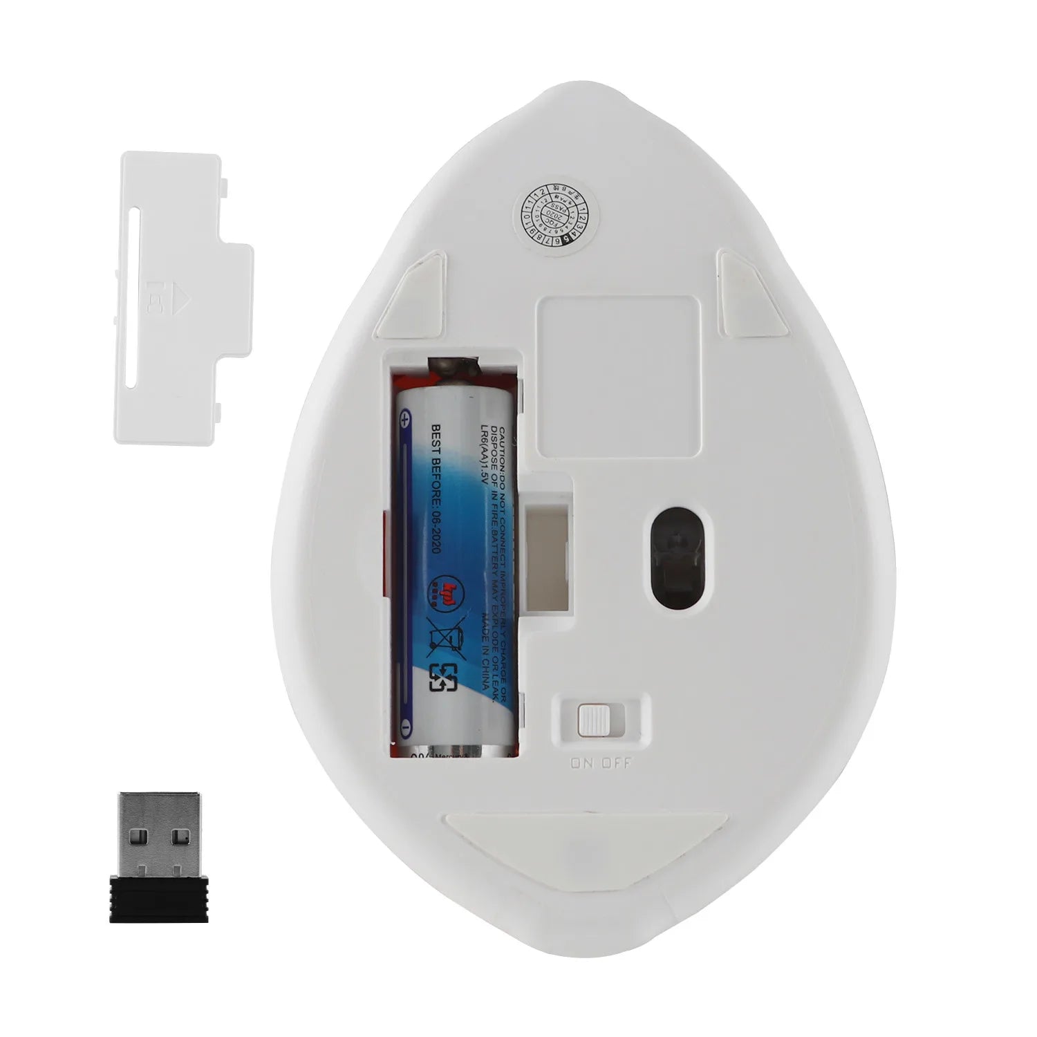 Cute Hamster Wireless Mouse - 2.4G Ergonomic Mini Mouse for PC & Laptop