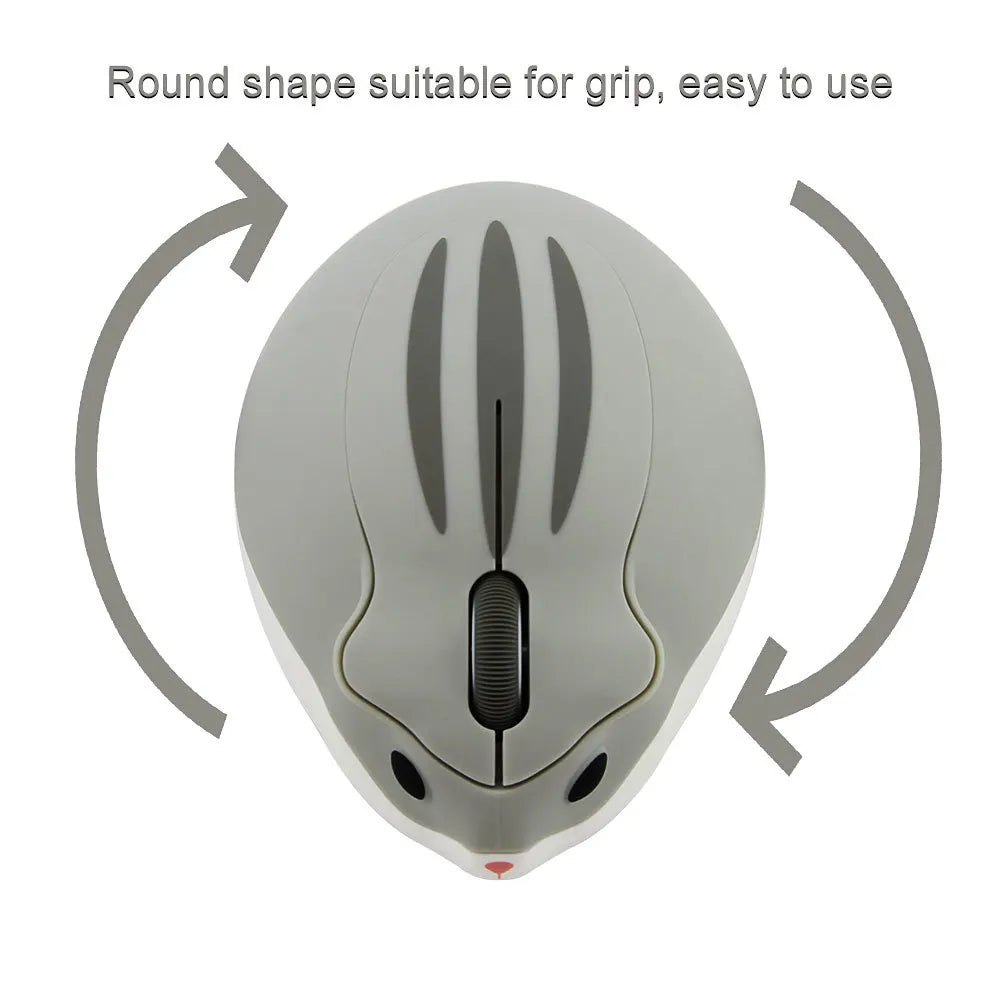 Cute Hamster Wireless Mouse - 2.4G Ergonomic Mini Mouse for PC & Laptop