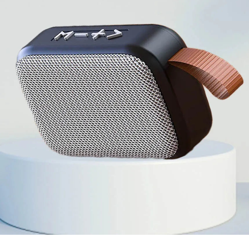 Portable Bluetooth Speaker - Wireless Fabric Soundbar with FM Radio