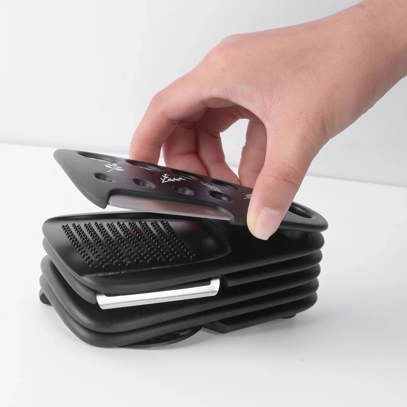 6-in-1 Stainless Steel Kitchen Tool Set - Peeler, Pizza Cutter, Can Opener & More