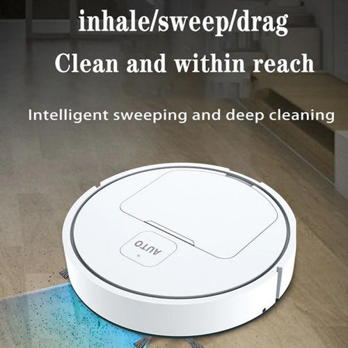 3-in-1 Robot Vacuum Cleaner MINI USB Rechargeable Smart Navigation