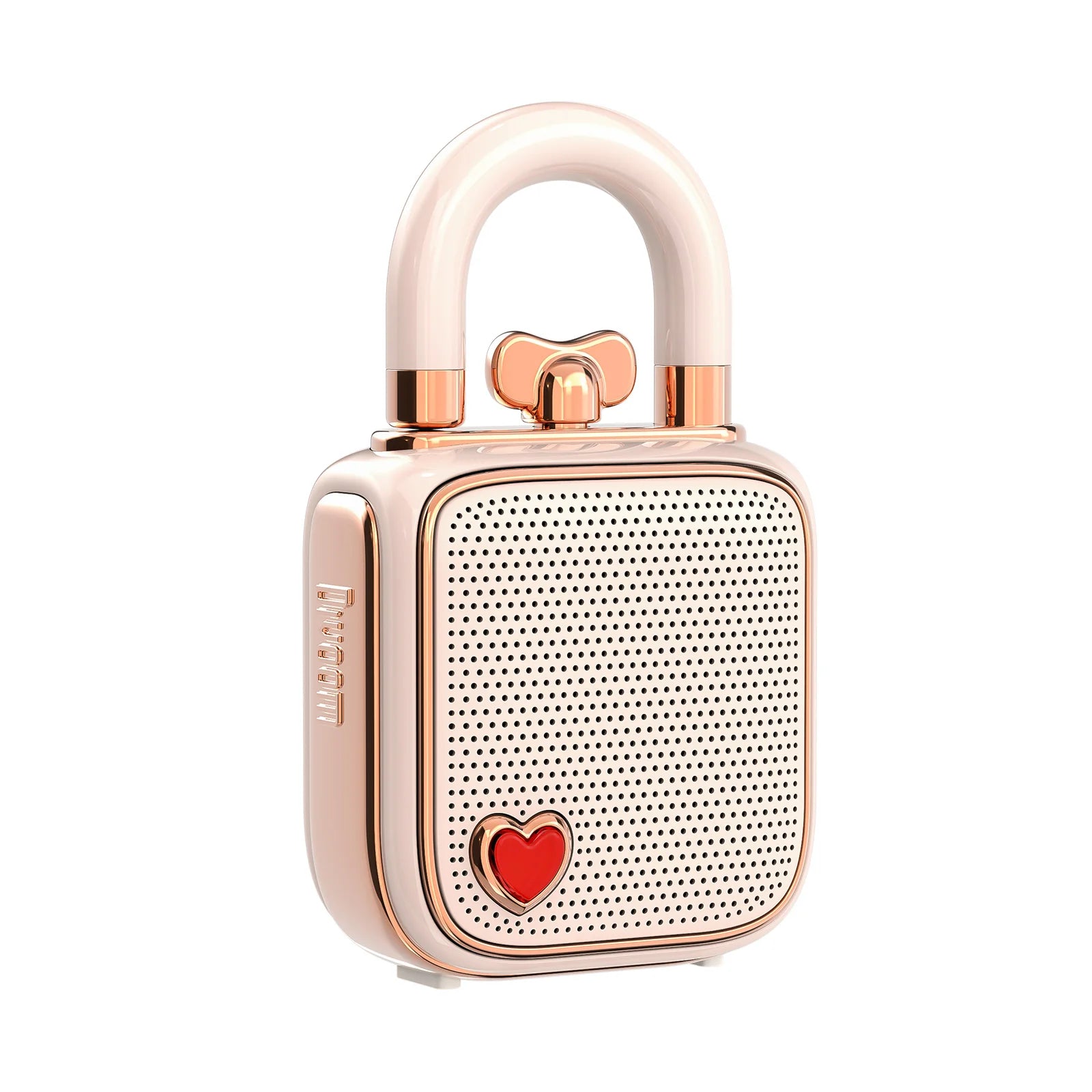 Divoom LoveLock Mini Bluetooth Speaker - Cute Portable Wireless Speaker with 5W Sound