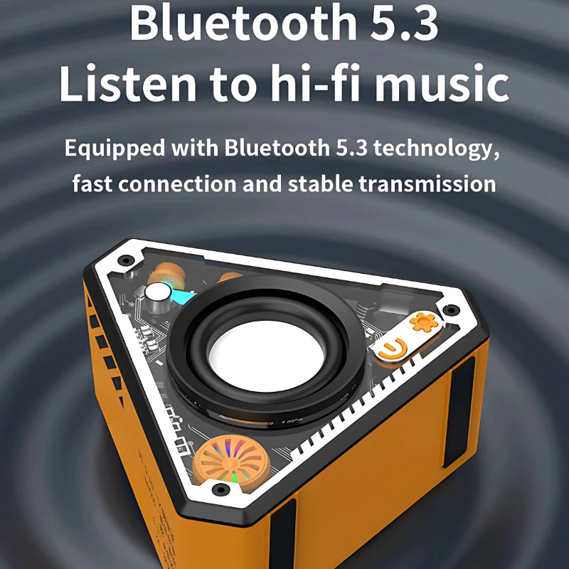Mini Portable Bluetooth Speaker - Wireless Subwoofer for Outdoor, Travel, Desk & Home - USB Rechargeable