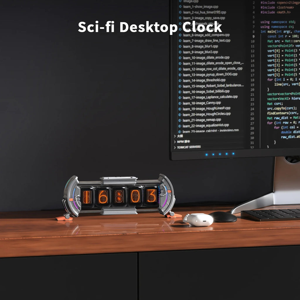 Divoom Times Gate Pixel Art Digital Clock - WiFi Smart Display with RGB Lighting