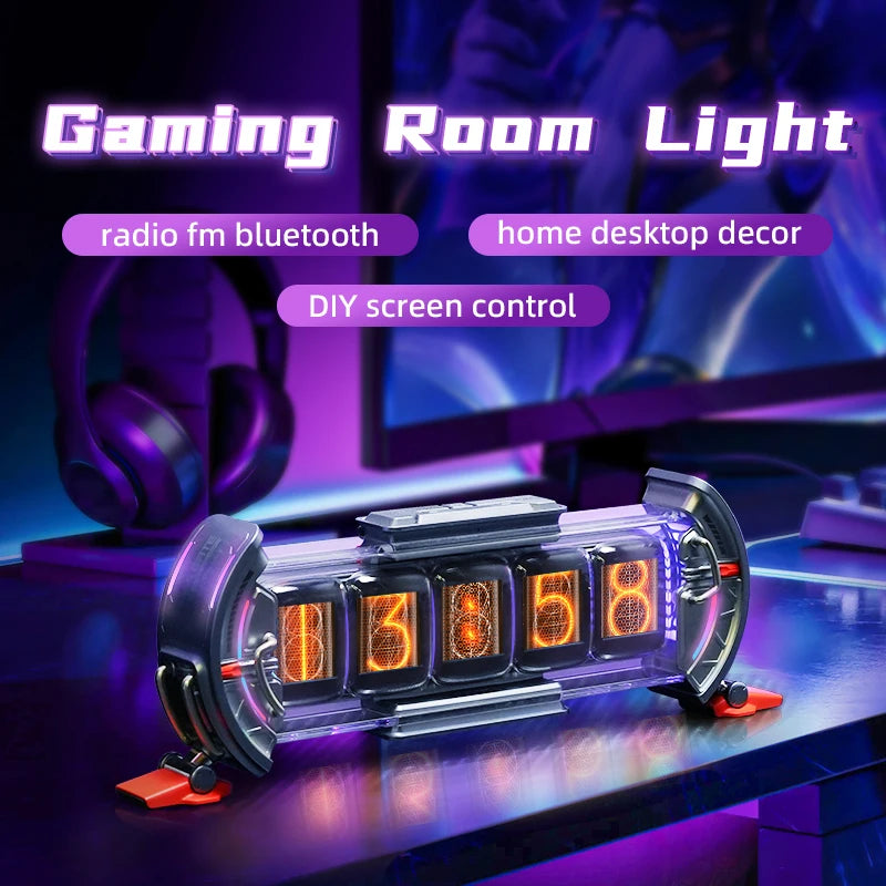 Divoom Times Gate Pixel Art Digital Clock - WiFi Smart Display with RGB Lighting