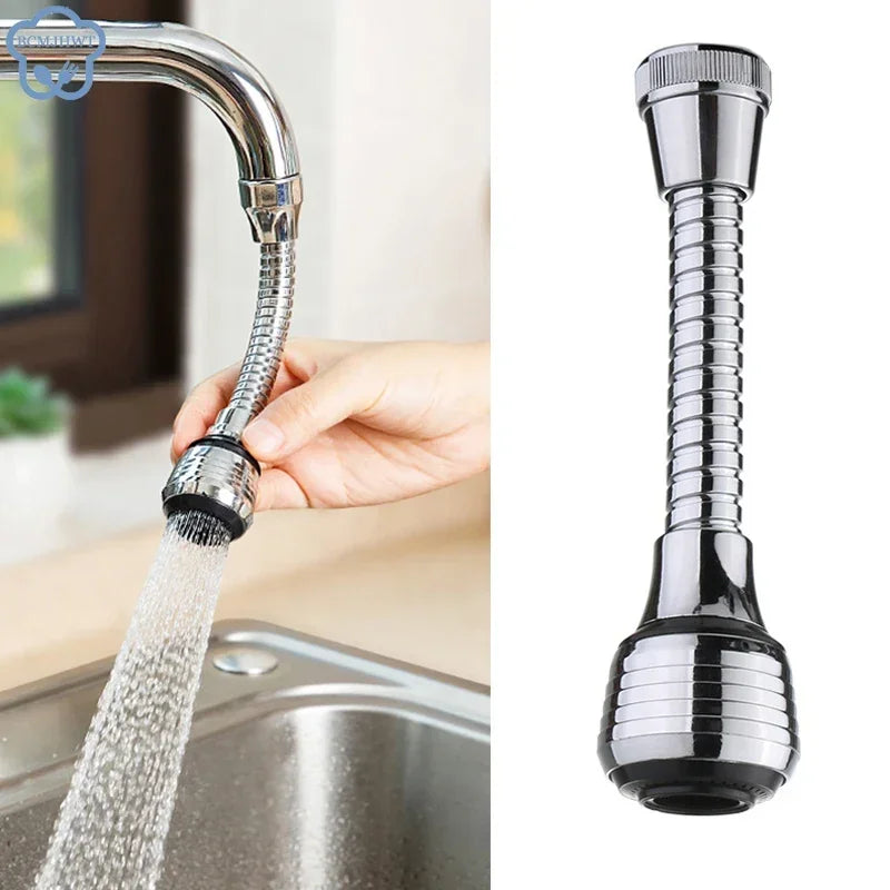 360° Rotating Faucet Extender - Water Saving Kitchen & Bathroom Tap Aerator