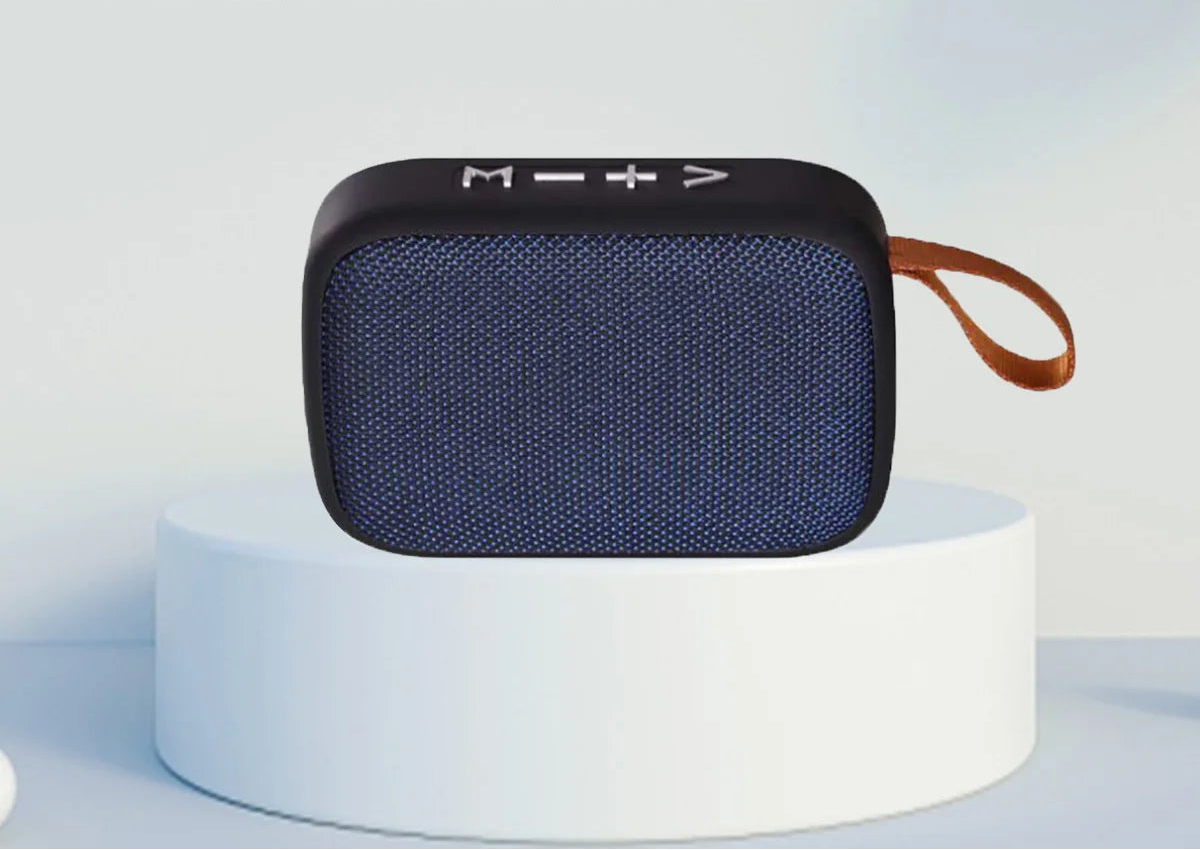 Portable Bluetooth Speaker - Wireless Fabric Soundbar with FM Radio