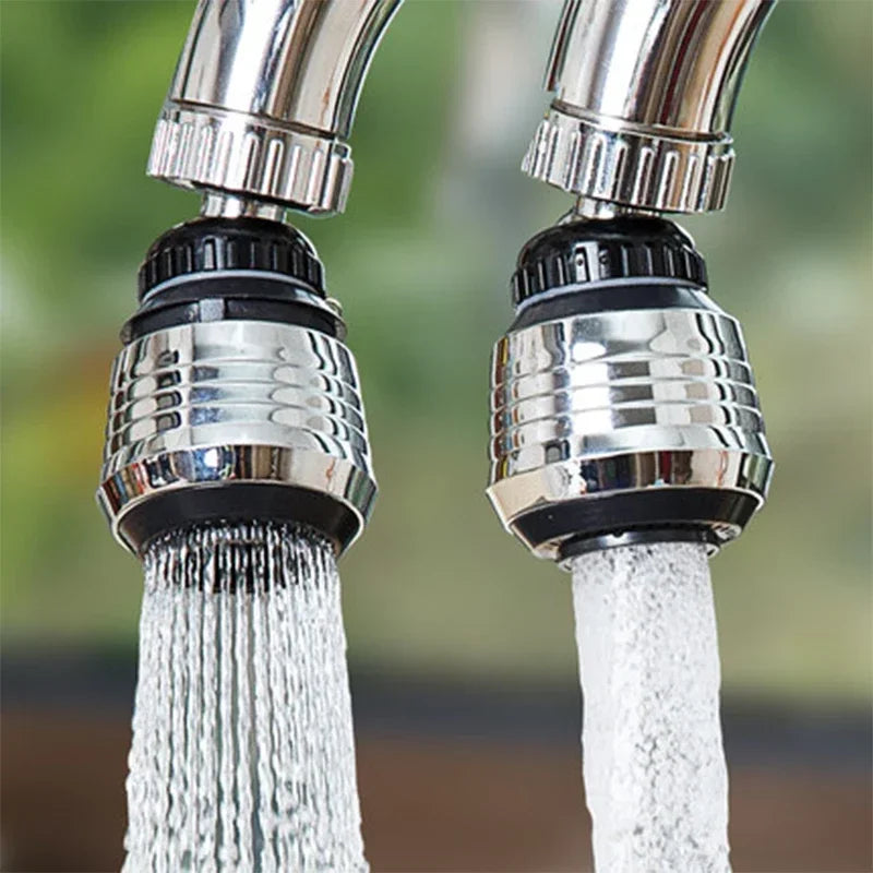 360° Rotating Faucet Extender - Water Saving Kitchen & Bathroom Tap Aerator