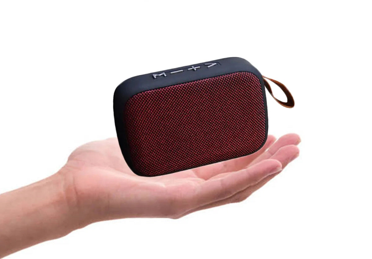 Portable Bluetooth Speaker - Wireless Fabric Soundbar with FM Radio